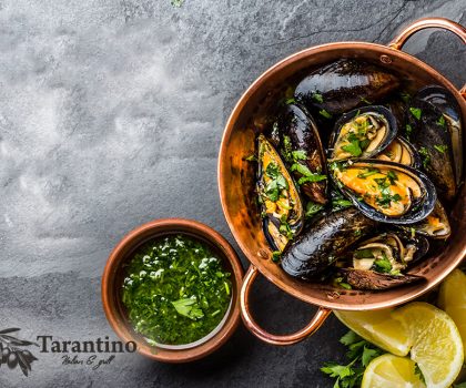 11 и 12 января Tarantino italian & grill приглашает на Mussels Dinner