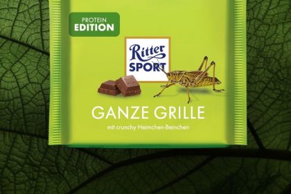 Ritter Sport здивував всіх шоколадом зі смаком хрустких ніжок цвіркуна
