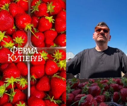 Київські та одеські заклади Алекса Купера отримали першу партію полуниці з бессарабської ферми Kooper Farm — кілограм коштує 180 гривень